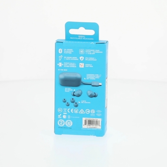 Jlab Go Air Pop Bluetooth Wireless Earbuds with Charging Case, Slate Color - Picture 9 of 9